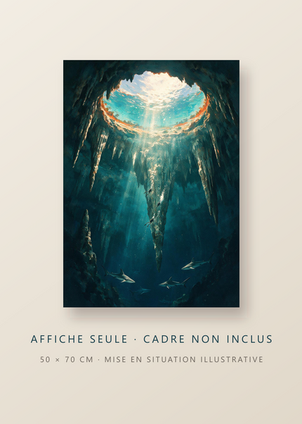 Le Portail, affiche vendue sans cadre