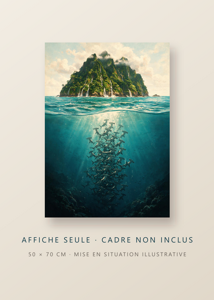 Le Rassemblement, affiche vendue sans cadre