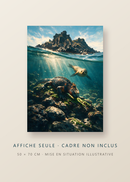 Les Gardiens du Rivage, affiche vendue sans cadre