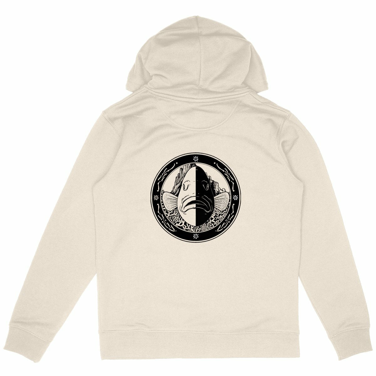 sweat capuche gabinière - dos_ivoire